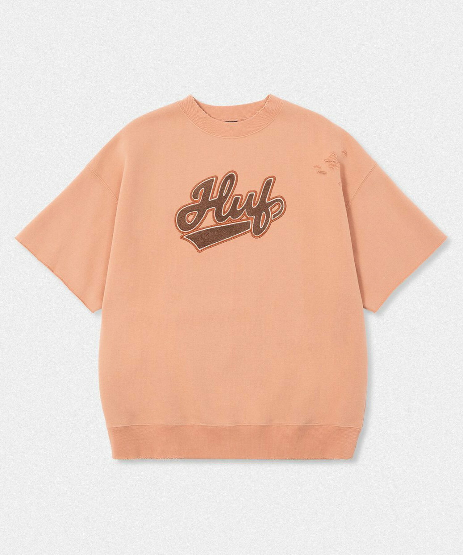 POP FLY DAMAGE S/S CREW HUF ハフ トップス